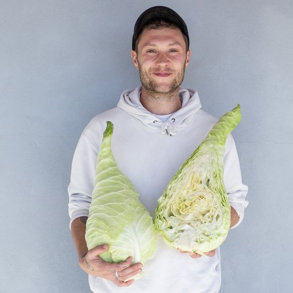 Joe Boak at the market